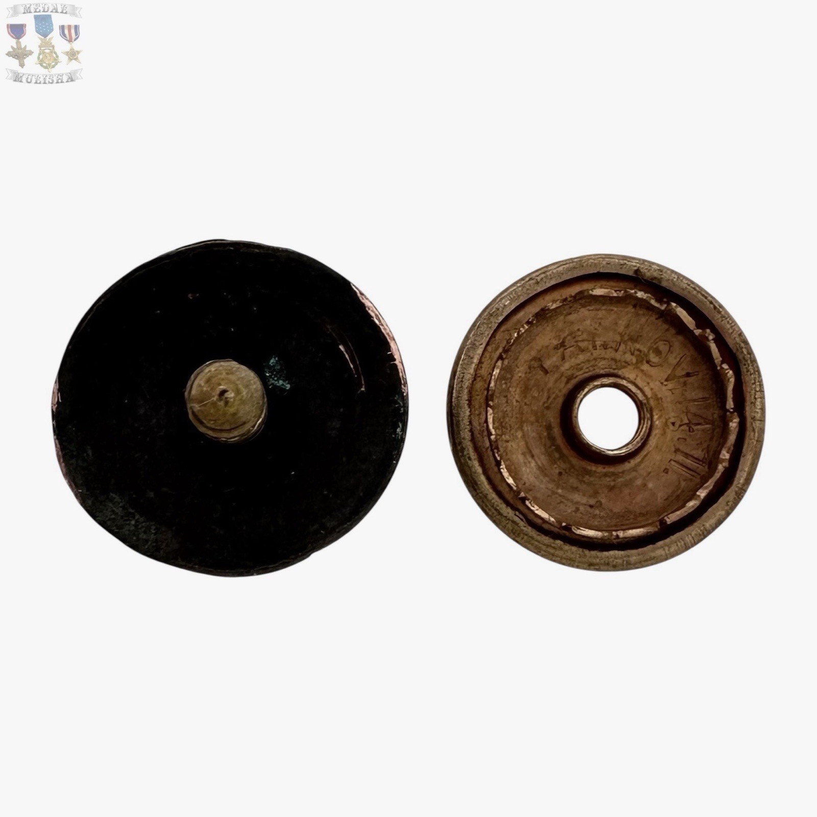 WORLD WAR VETERAN SILVER STAR MEDAL LAPEL PIN SCREW-BACK WW1