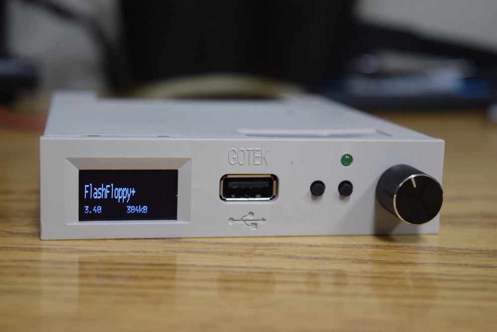 FlashFloppy V3.41 (GOTEK) Floppy emulator AT32F435 SFR1M44 - U100 LQD With OLED