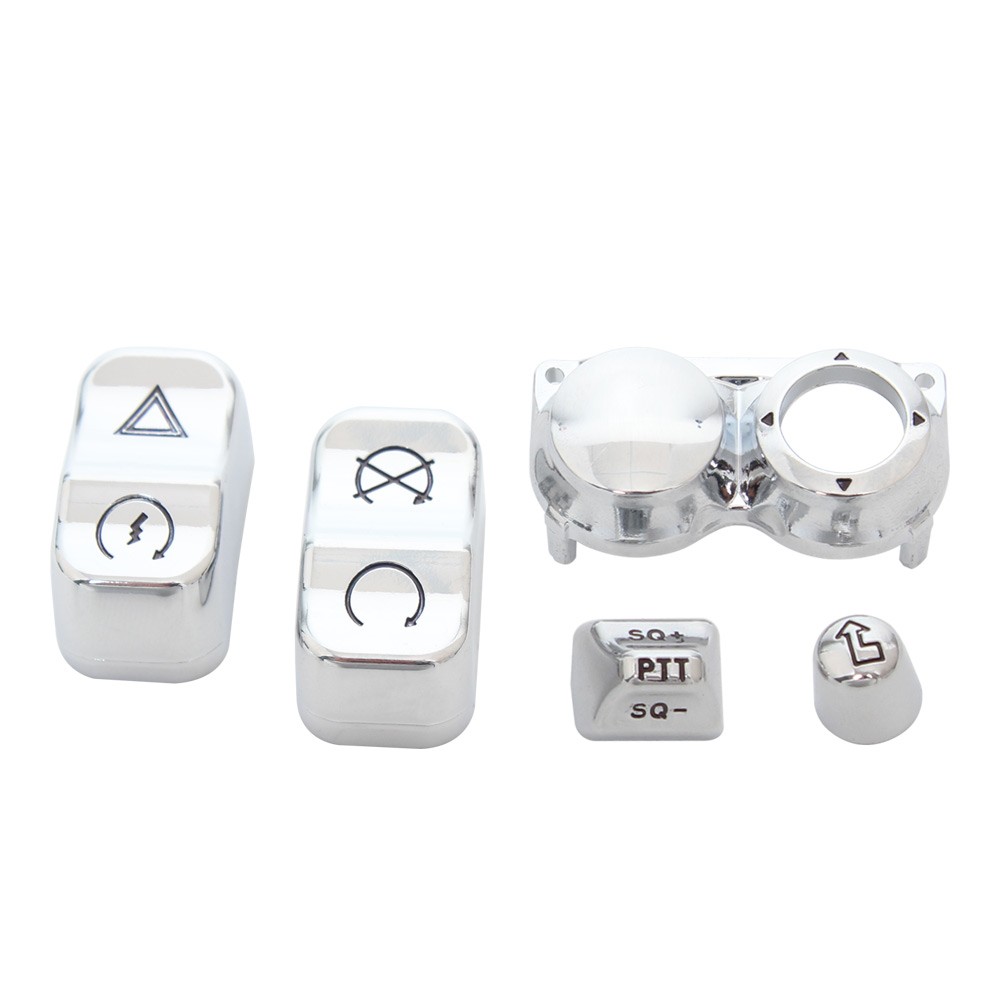 13pcs Hand Control Housing Button Cover Switch Cap Kit For Harley Electra Glide