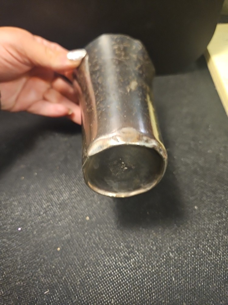 Antique Benedict Indestructo Sheffield 1918 Nickel Silver Mug Cup #1384