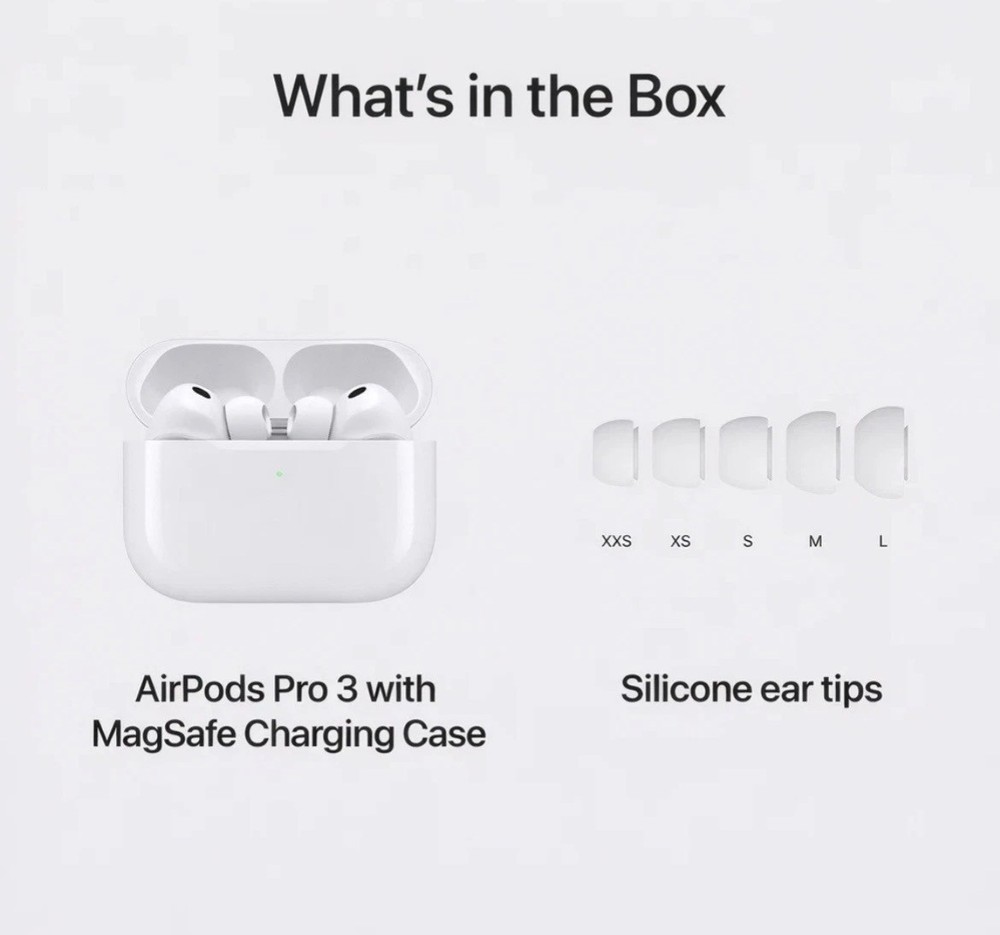 Apple AirPods Pro 3 (3rd Generation) Wireless Earbuds Type C