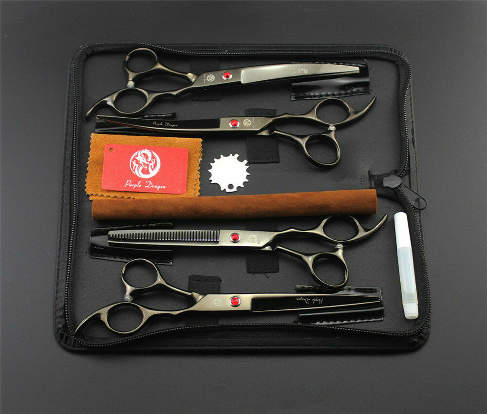 Professional Salon Hair Cutting+Thinning Scissors Barber Shears Hairdressing Set