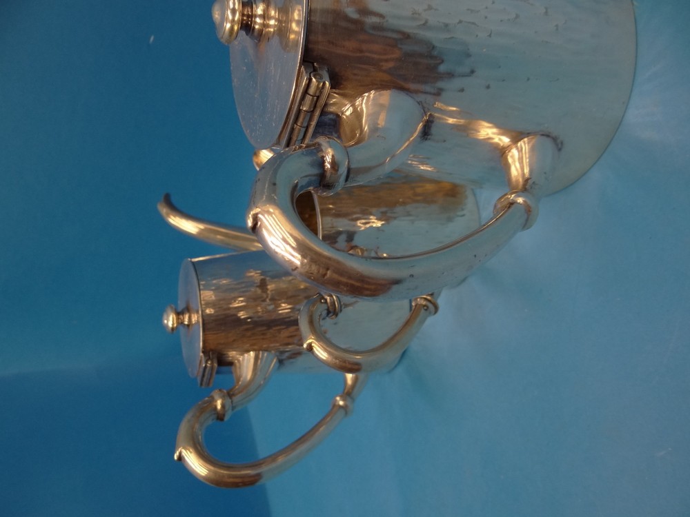 Antique Silverplated Hallmarked BB 95 Pitchers Teapots Creamer Serving Set Old