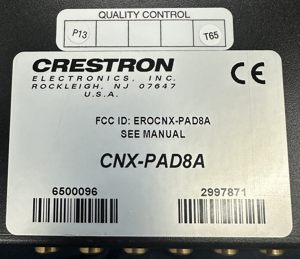 Crestron CNX-PAD8A Professional Distribution Processor Guaranteed To Work