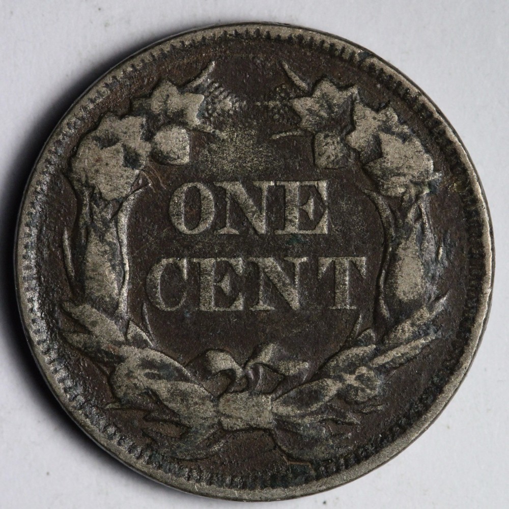 1857 Flying Eagle Cent Penny VF/XF E102 AD