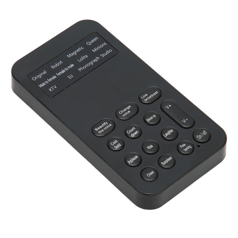 Voice Changer Handheld Mini Voice Changer Device 8 Sound Effects Machine