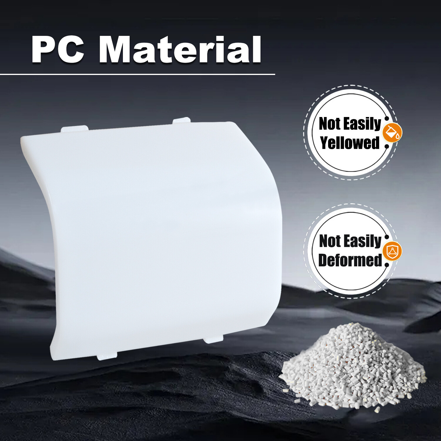 New Dome Ceiling Light White Clear Lens Cover for 1980-1996 Ford F-150 F-250