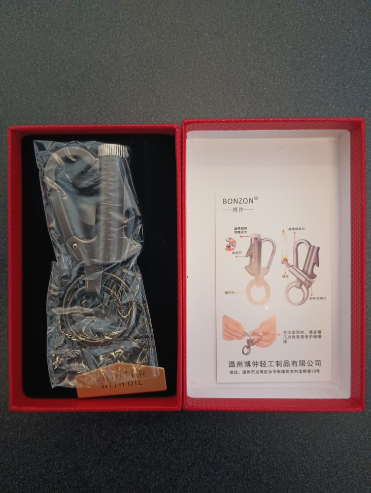 3 IN ONE TOOL Permanent Match Lighter, Keychain, Bottle Opener