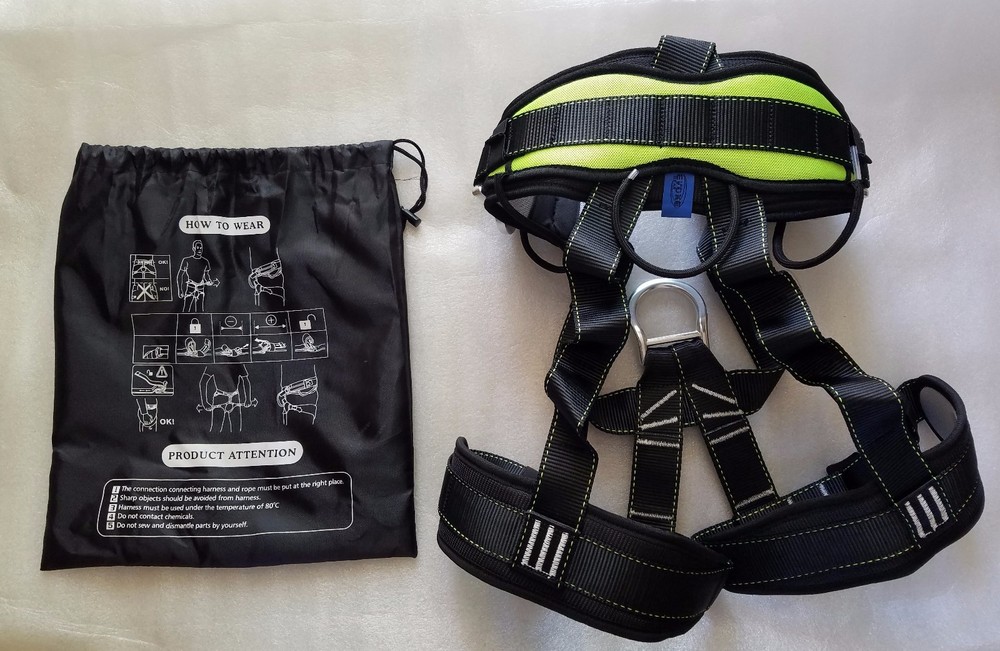EVOKE GEAR ProTree Fall Protection Rock Climbing Rappelling Harness