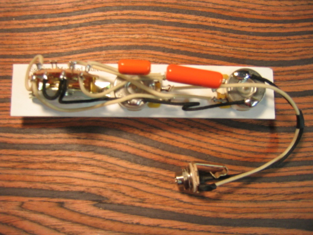 Wiring Harness for Esquire – Modded Eldred with TRUE BYPASS - Orange Drops