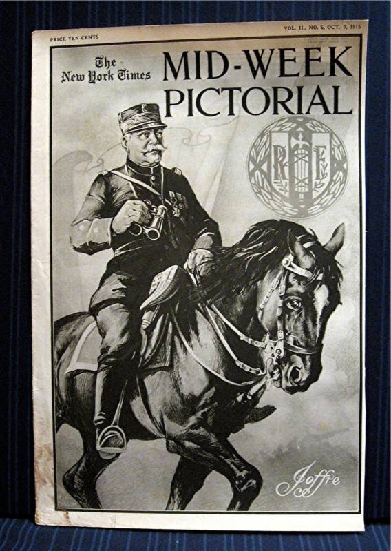 1915 NY Times 10-07 Mid Week War Pictorial WWI Magazine