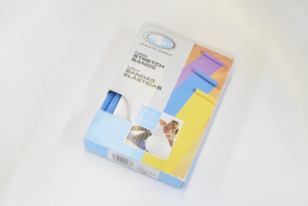 LATEX STRETCH BANDS BY ATHLETIC WORKS.