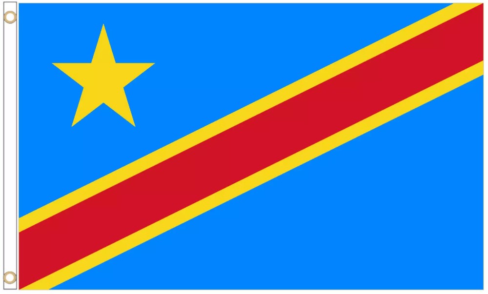 Congo DR Polyester Flag - Choice of Sizes