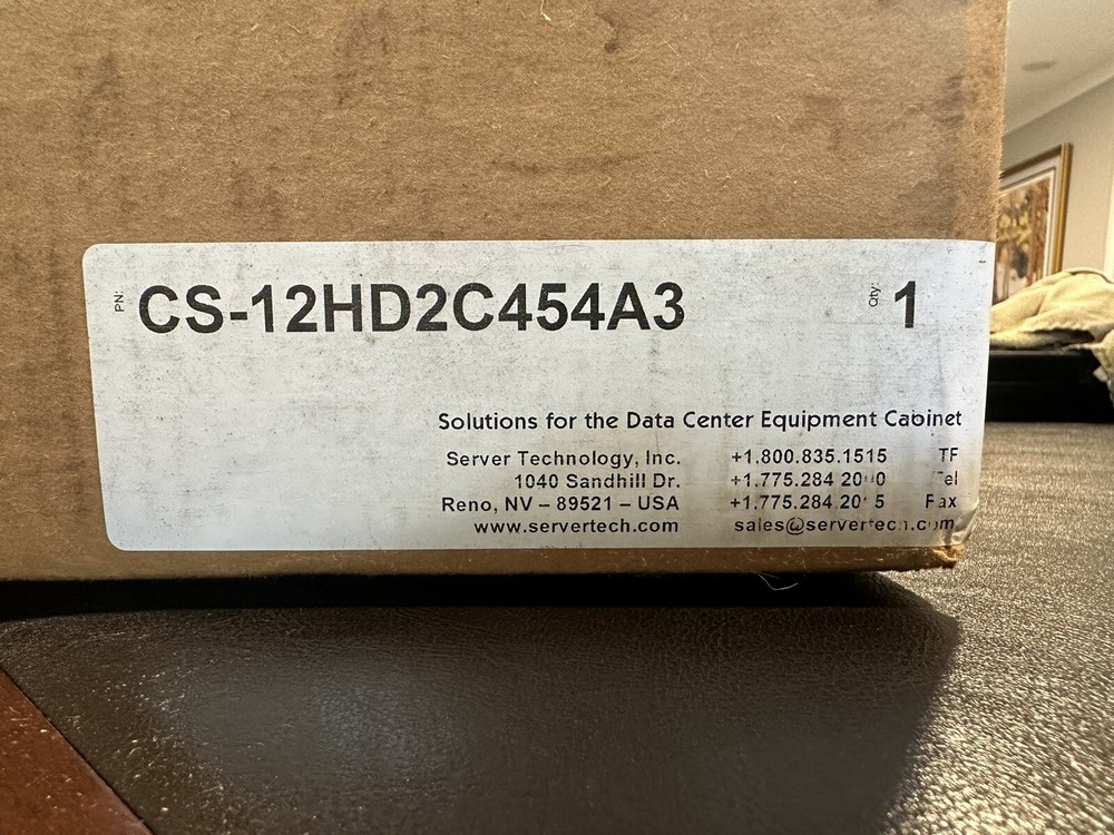 Server Technology Sentry CDU Power Distribution Unit CS-12HD2C454A3