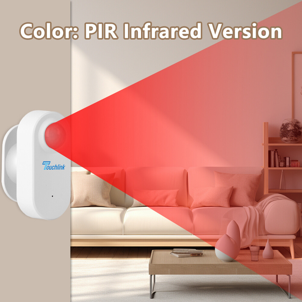 Touchlink Tuya Zigbee Smart PIR+ Light Sensor Human Motion Infrared Sensor