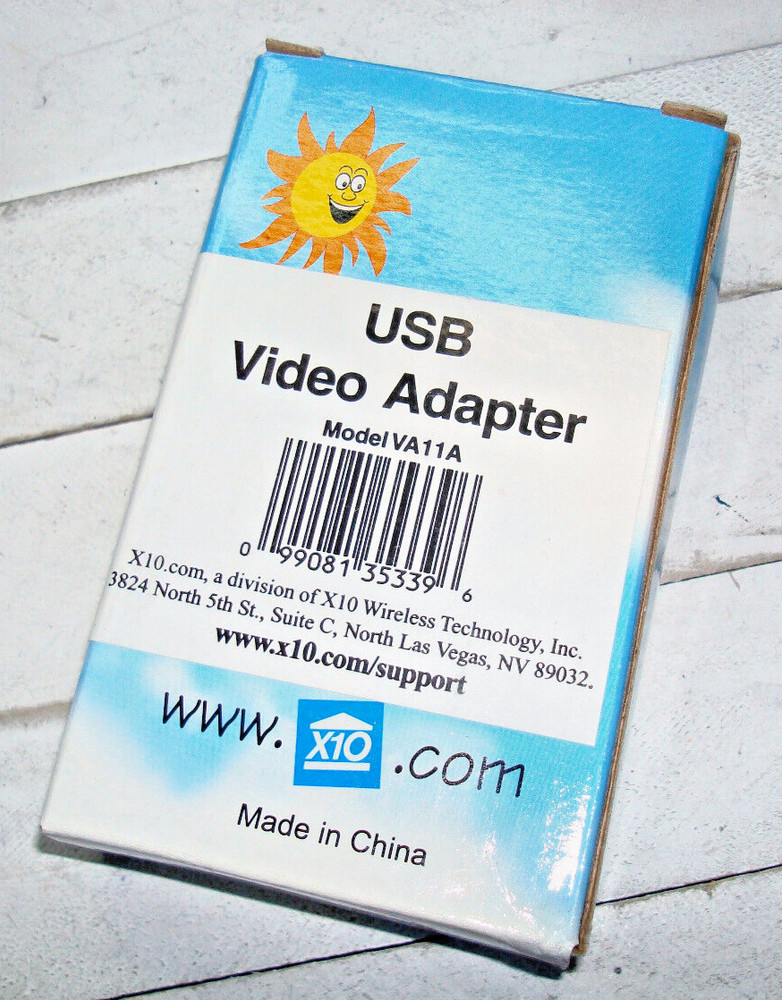 X10 - USB Video Adapter Model: VA11A - New / Open Box