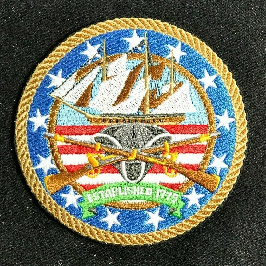 USMC US Marine Corp 4 Inch Patch - ESTABLISHED 1775 -  Bradford Exchange