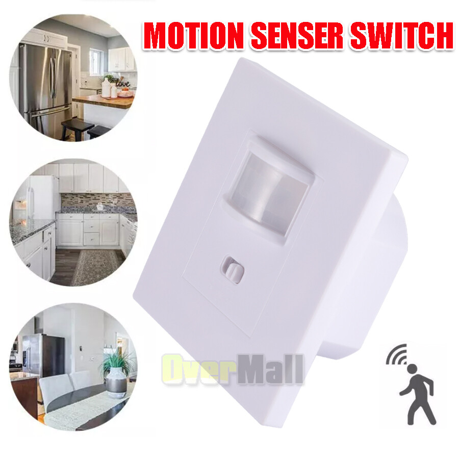 PIR Infrared Motion Sensor Detector Wall Lighting Switch Automatic ON/OFF Home