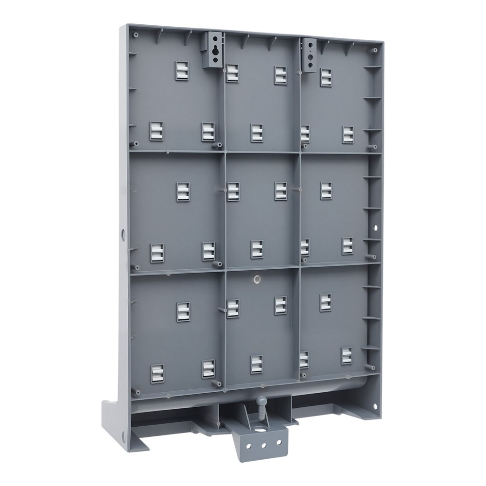 27 Pegs Laboratory Drying Rack Lab Draining Peg Board Rack Wall Mount PP