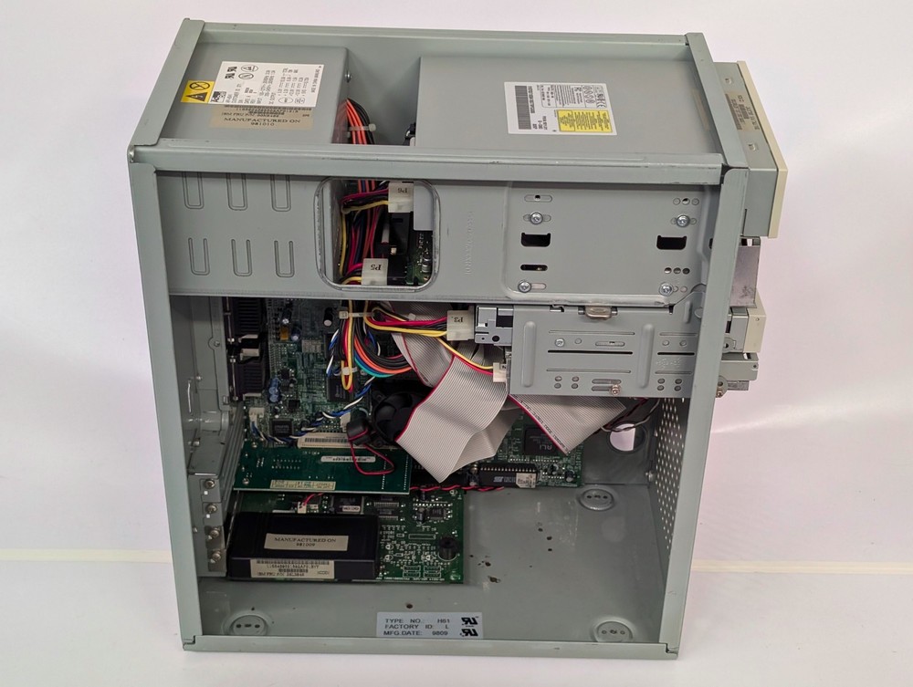 IBM Aptiva Type 2153 E2U beige desktop computer from 98; tested powers on; wiped