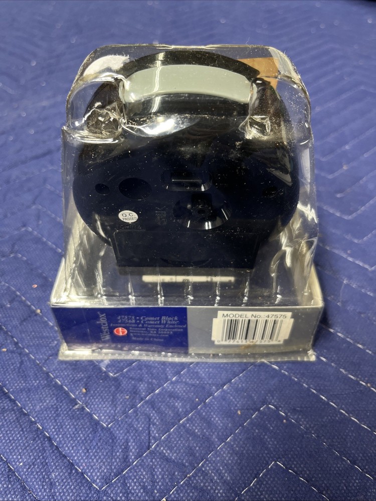 Westclox Quartz Analog Black Clock