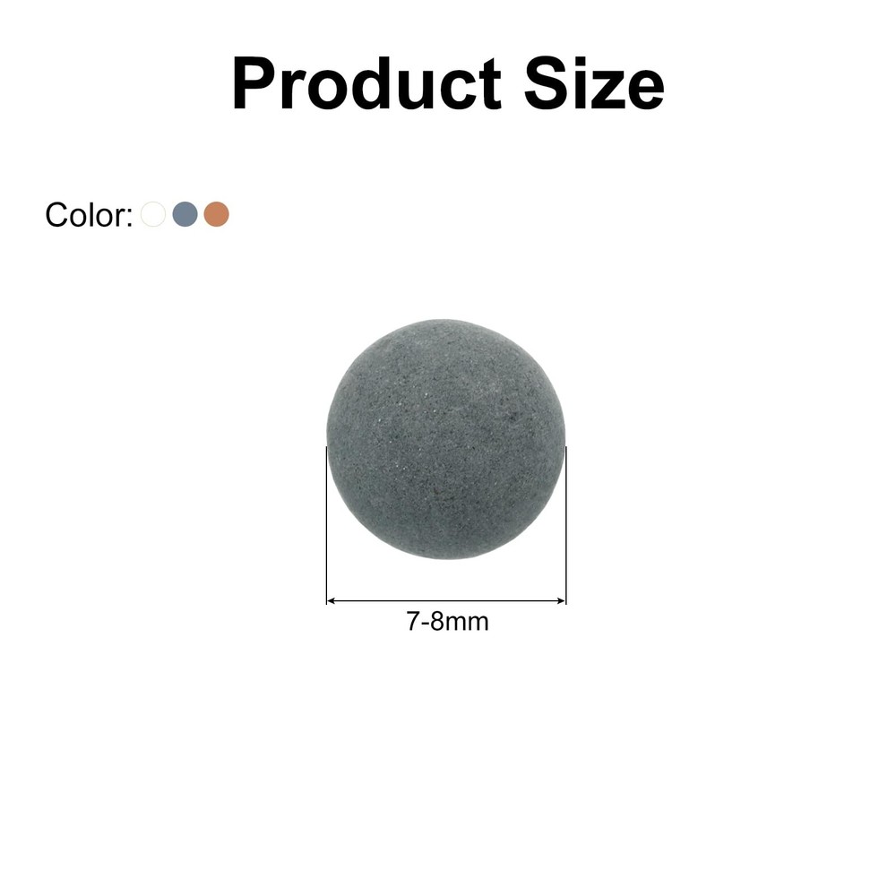 uxcell 7 Packs Replacement Shower Head Bead 7-8mm Filter Beads