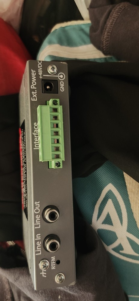 CyberData Paging Adapter 011233C 021542E Ethernet PoE Gray