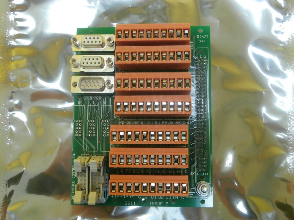 Optimised Control D311 Drive Demands Servo Interface Board PCB Used Working