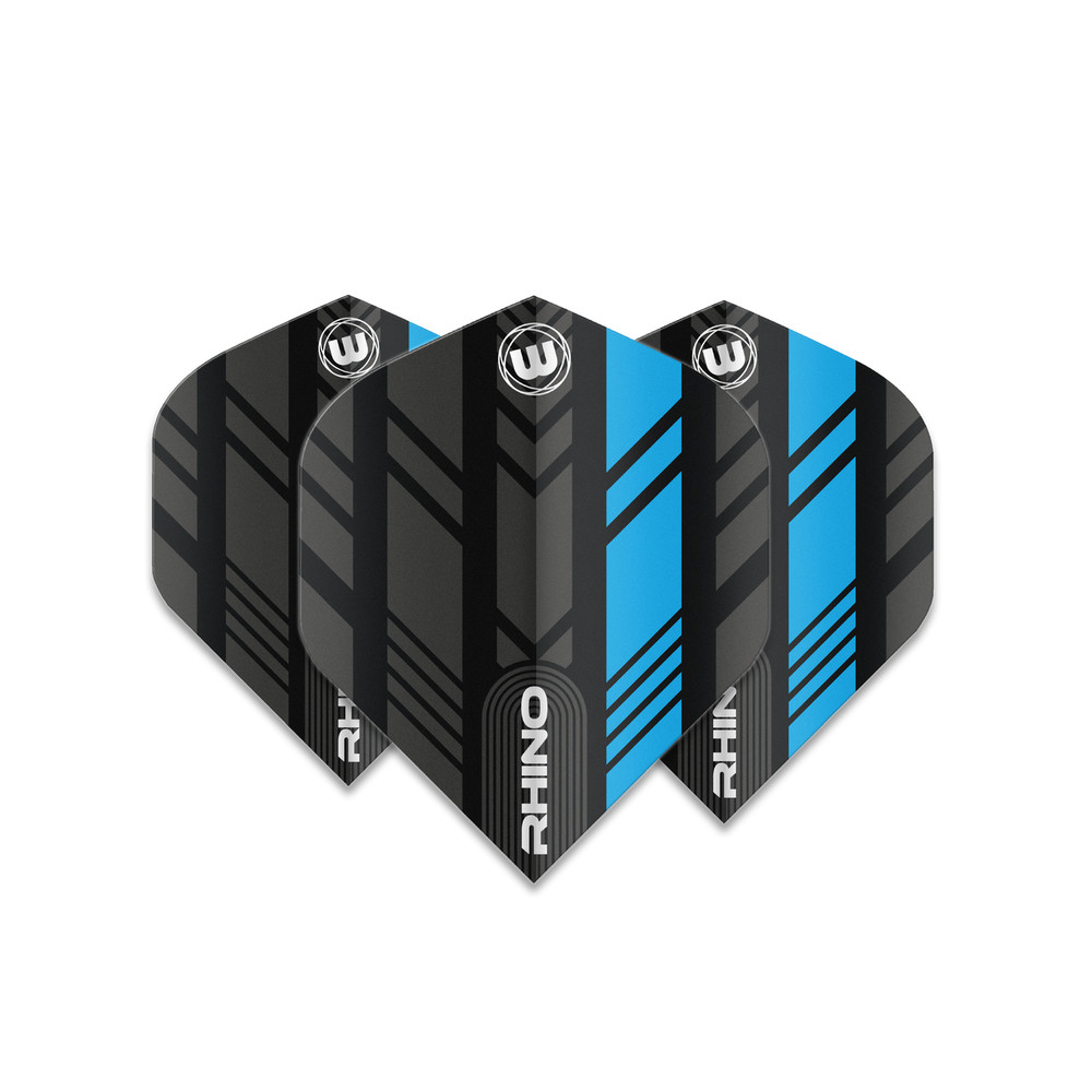 Winmau Rhino Standard Flight - Black & Blue