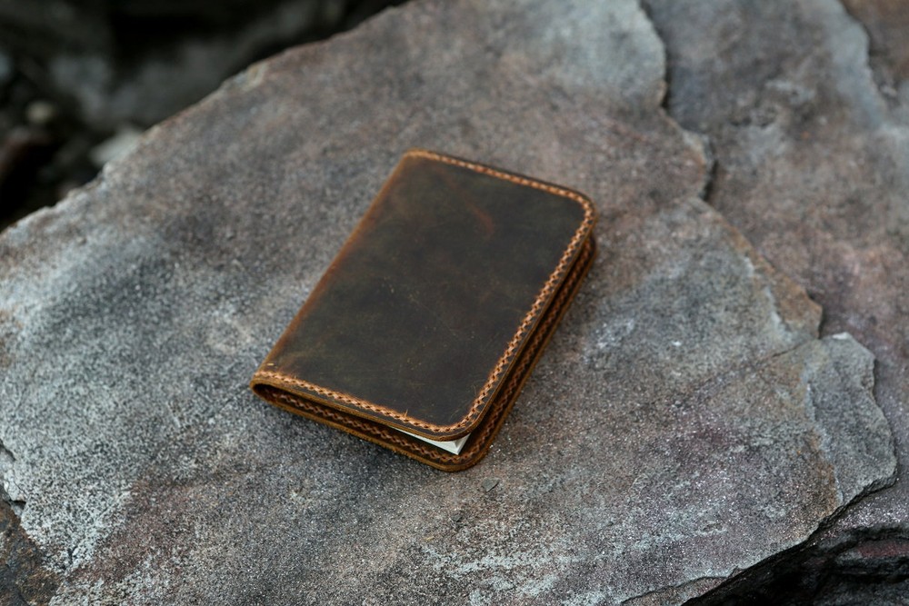 Personalized refillable leather pocket journal diary small composition notebook