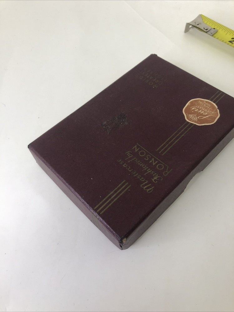 RONSON Mastercase Vintage Lighter And Cigarette Holder In Org Pkg