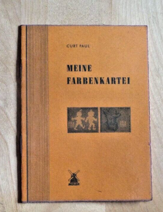 Color Index Meine Farbenkartei Curt Paul German booklet 1959