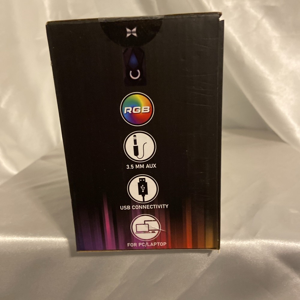 Xtreme Tech. Multicolor LED Gaming Speakers USB Connectivity