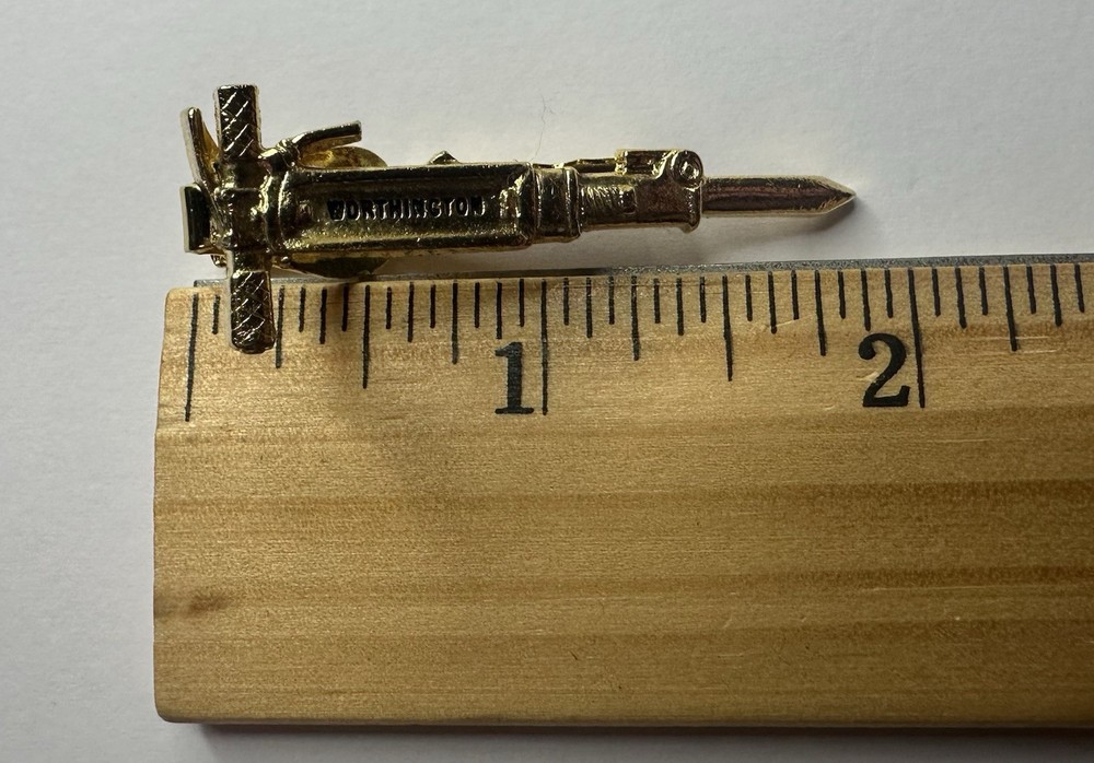 Tie Clip WORTHINGTON DRILLS & COMPRESSOR / Vintage