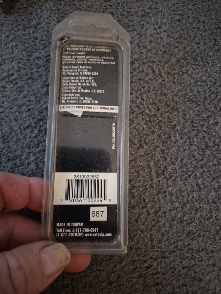RotoZip 1/4 Carbide Bit