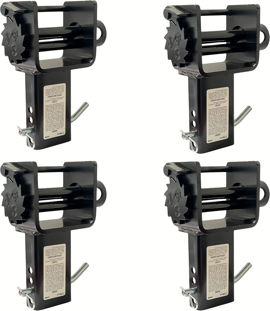 Trailer Stake Pocket Winch Flatbed Utility Set, 4 Pack Flatbed Winch Tie Down,