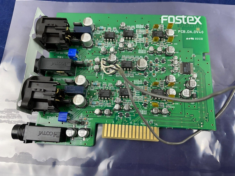 Fostex DV40 DVD Master Recorder Replacement input card 8252507102