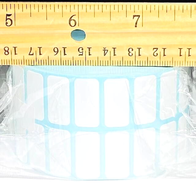 ROLL OF 3000 WHITE SQUARE LABELS ⭐(#1/BEST)⭐ GARAGE SALE RETAIL STORE PRICE TAGS