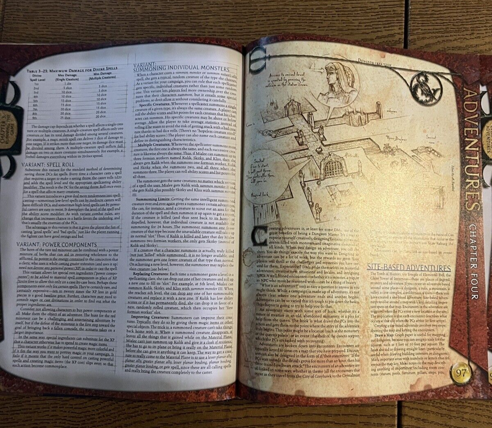 Dungeon Master Guide Core Rule Book 2 First Printing Sept 2000