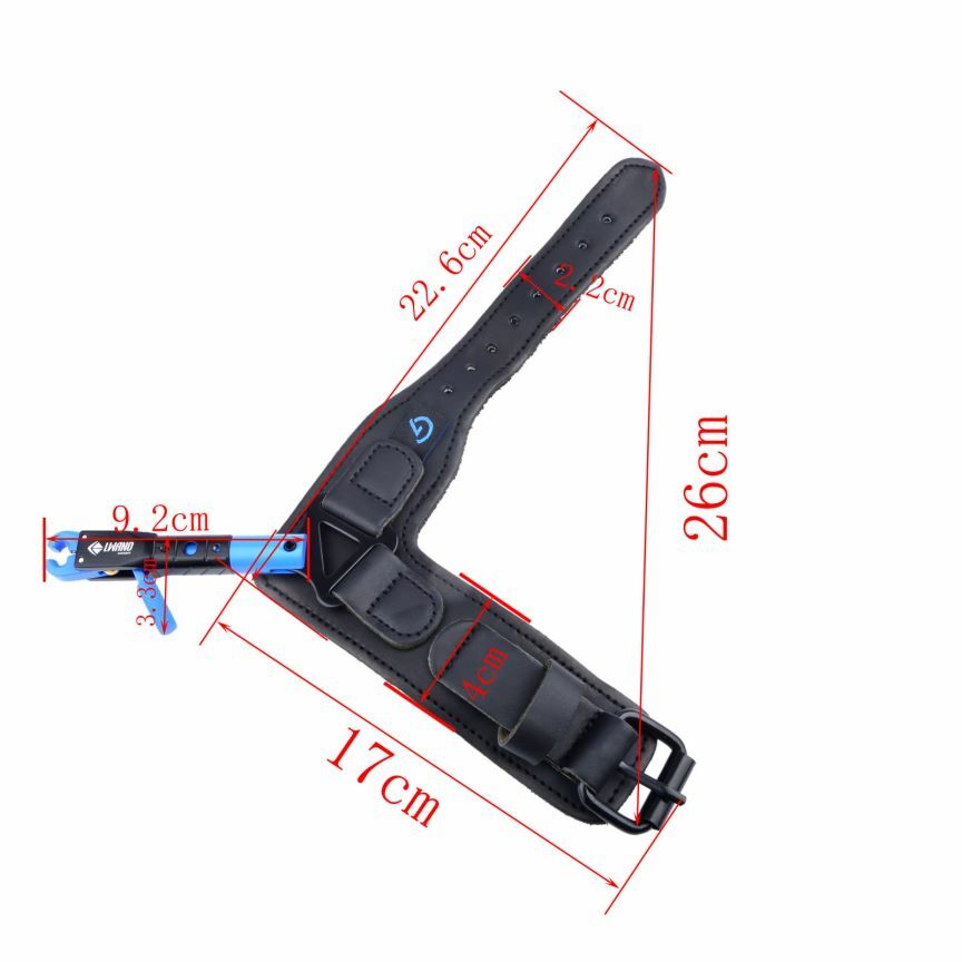 Compound Bow Wrist Caliper Release Aids Strap Trigger Adjustable Hunting