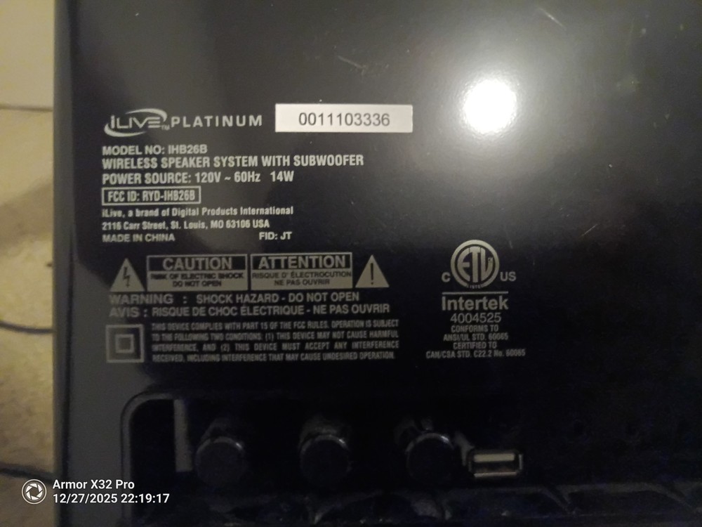 ilive platinum 3 Piece Bluetooth Speakers