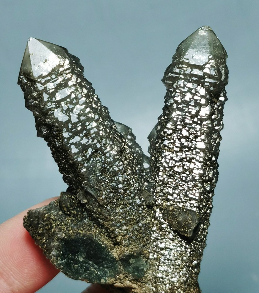 Natural Skeletal Quartz Crystal Cluster Specimen