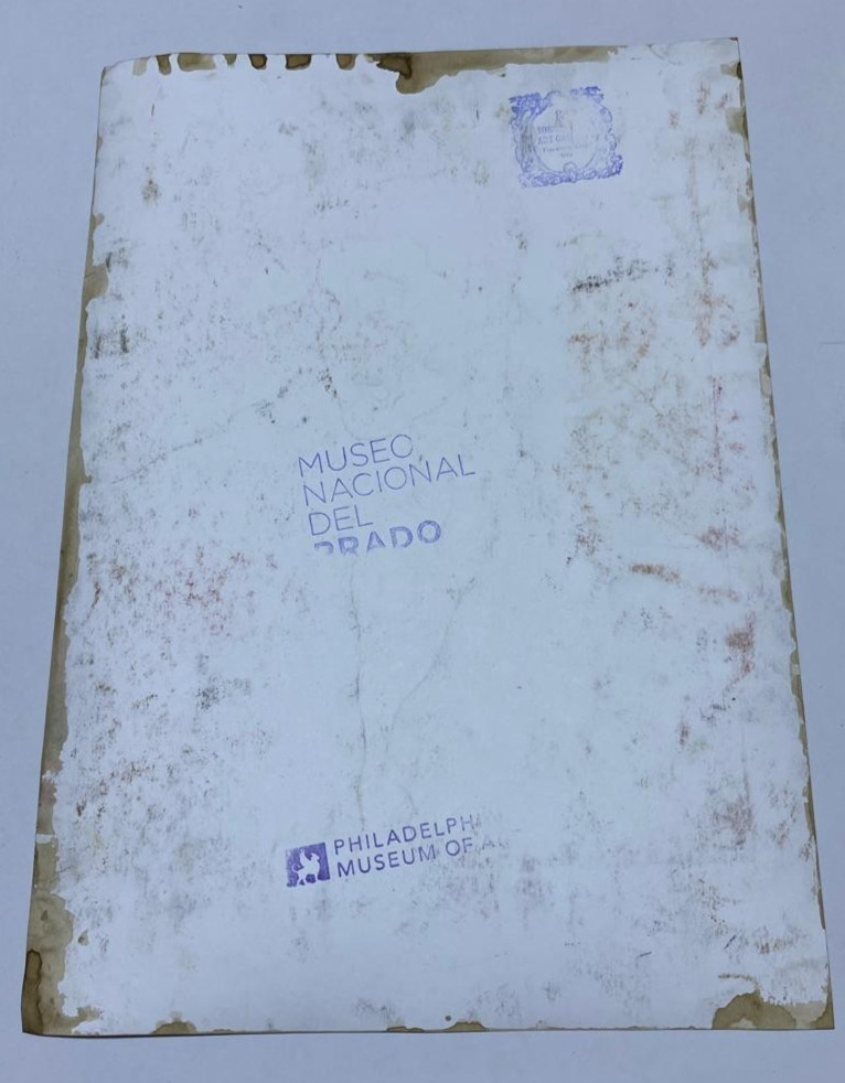 JOHN SINGER SARGENT Drawing on paper (Handmade) signed and stamped mixed media.