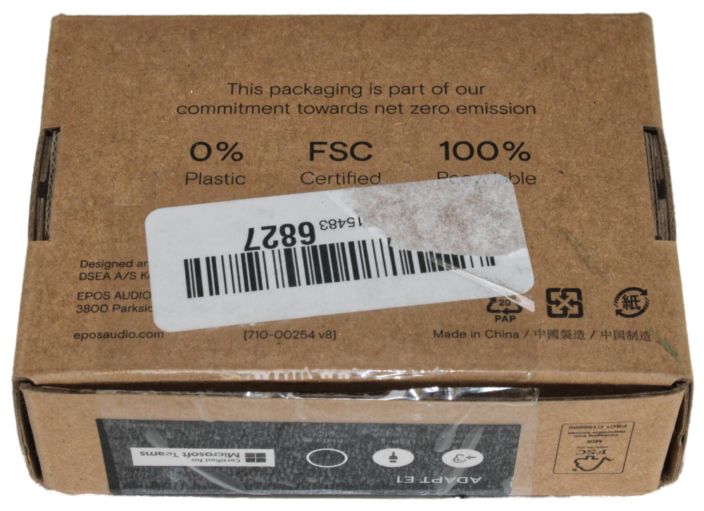 EPOS ADAPT E1 Earbuds Wireless Bluetooth Certified for Microsoft Teams | 1001262