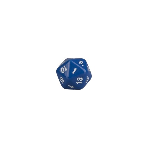 20-Sided Dice - Isocahedron - W20 - Blue