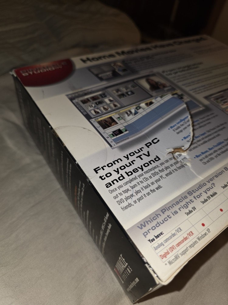 Pinnacle Studio DV Version 8 Professional Movie Making System