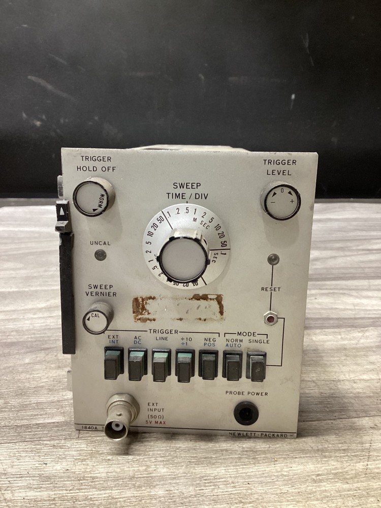 HEWLETT PACKARD 1840A TIME BASE #135B134PR3