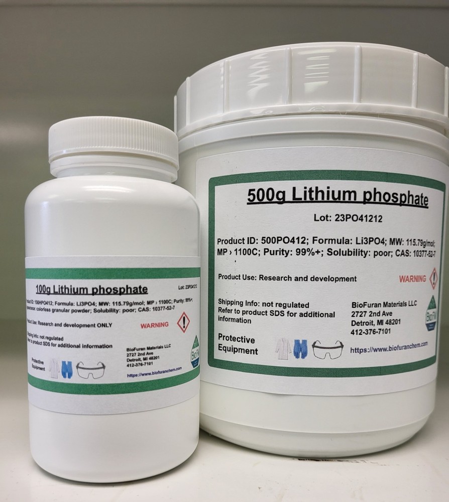 Lithium phosphate, CAS 10377-52-7
