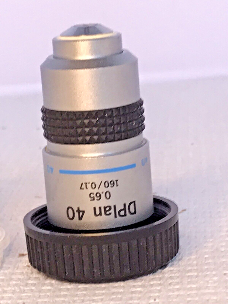 Olympus DPlan 40 0.65 160/0.17 Microscope Objective Lens Japan
