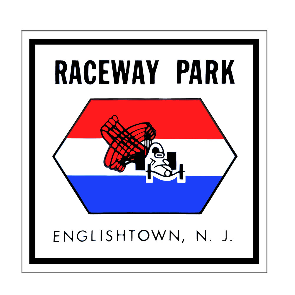 RACEWAY PARK Vintage Sticker Decal